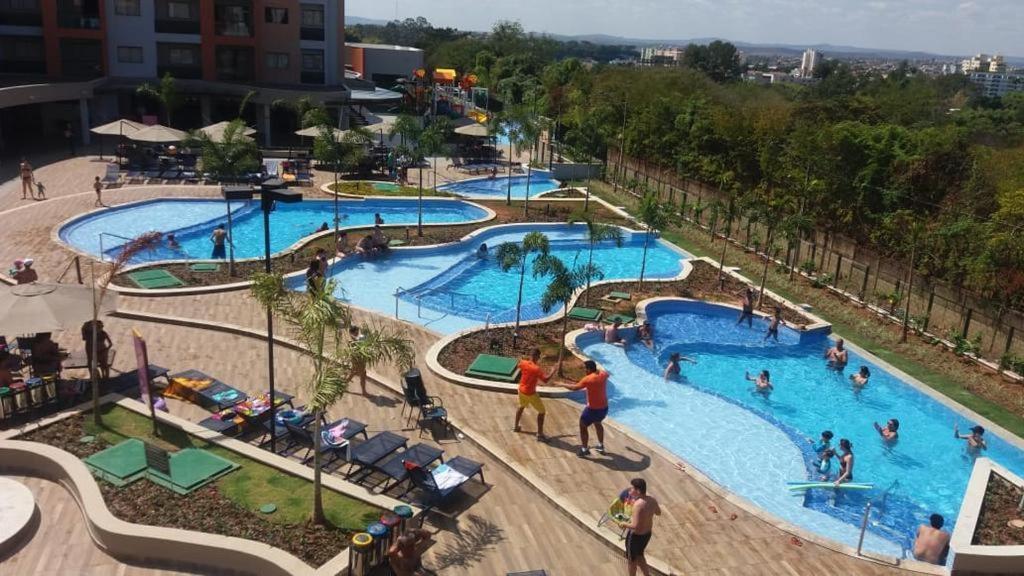 Caldas Novas Prive Alta Vista Thermas Resort - Sensacional! Apto Suite Luxo 02 Quartos Ate 06 Pessoas - Incrivel! Kültér fotó